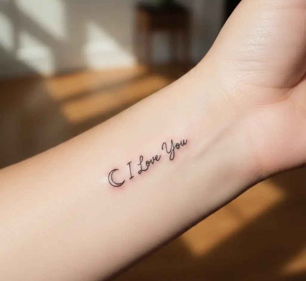 I love you Tattoo