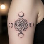 January Flower Tattoo