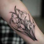 Snowdrop Flower Tattoo