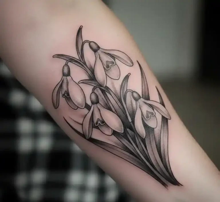 Snowdrop Flower Tattoo