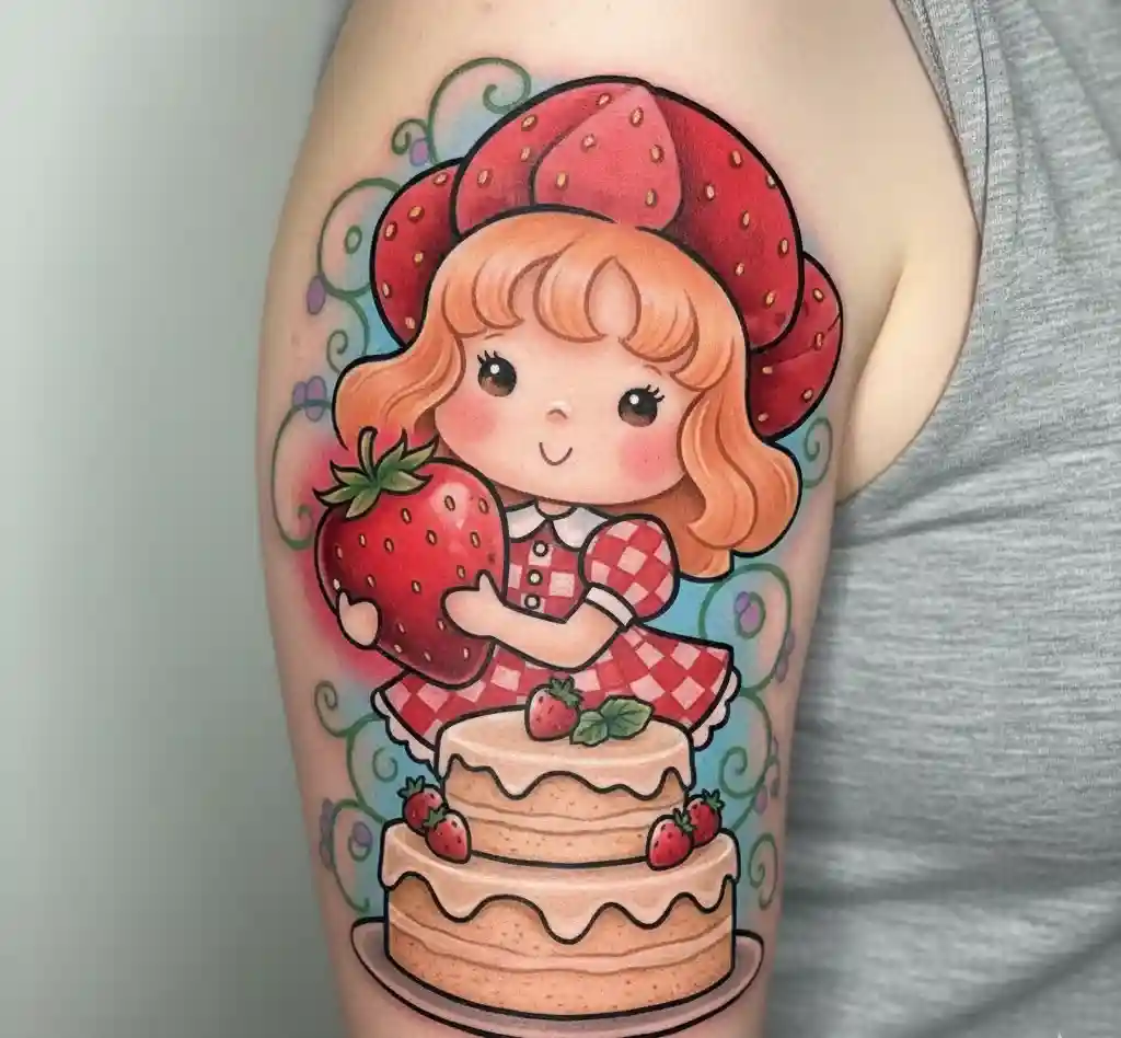 Strawberry Shortcake Tattoo