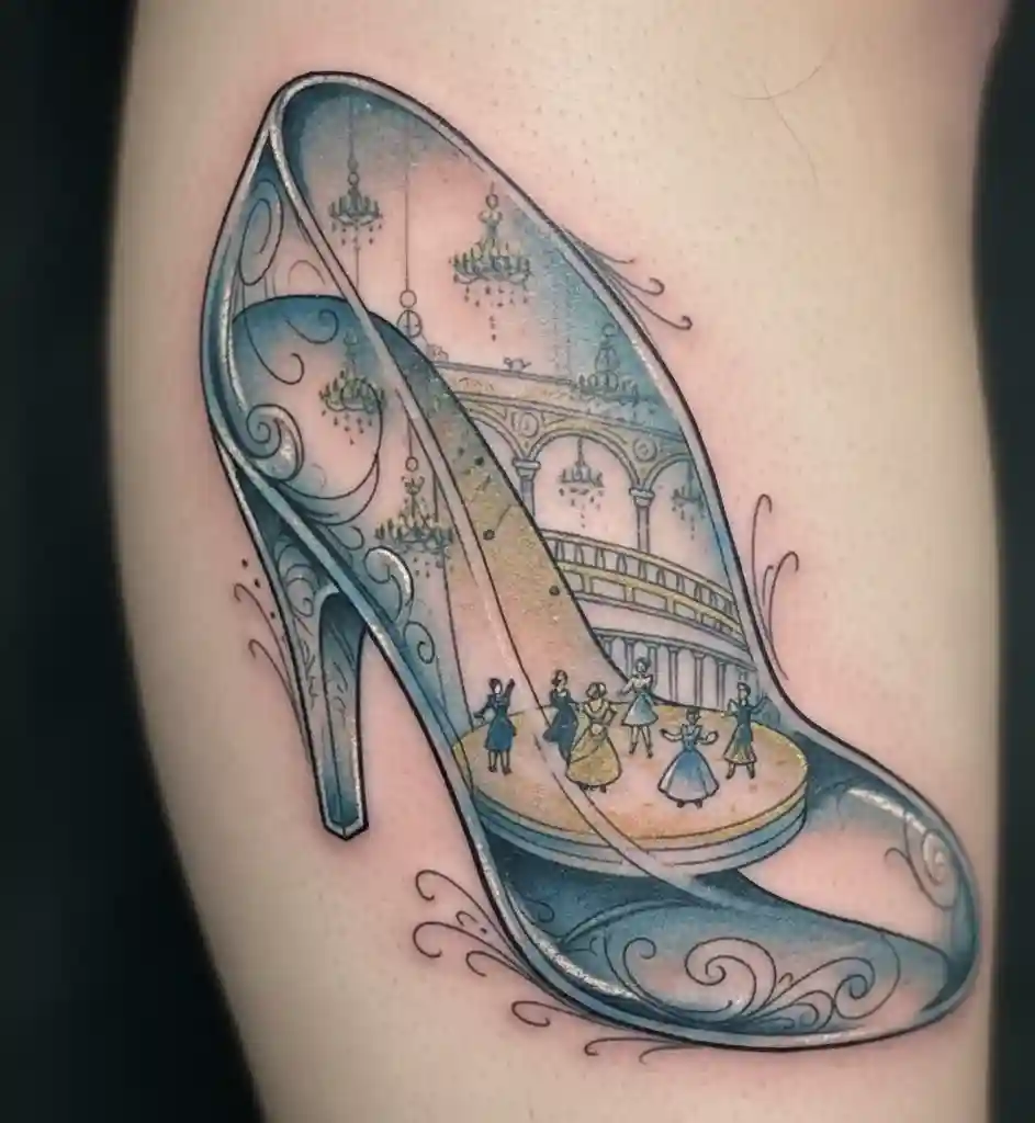 Ballroom Scene Inside a Glass Slipper
