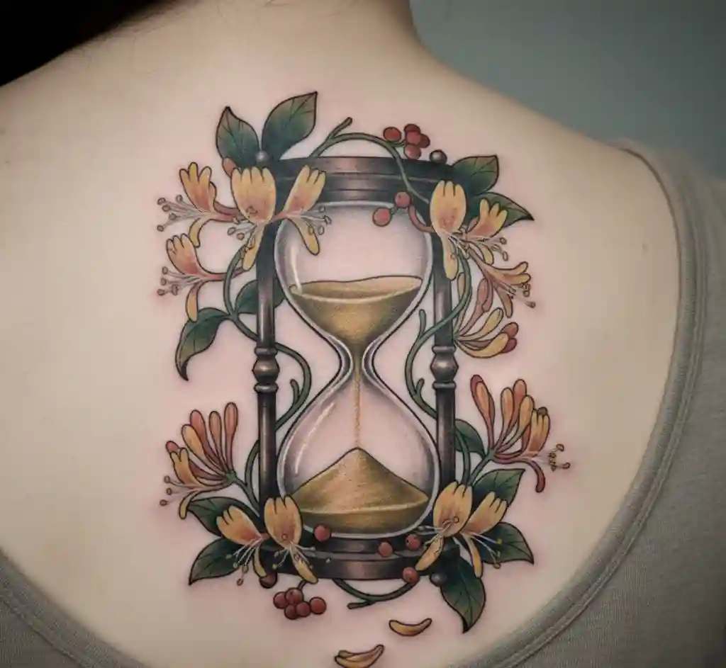Honeysuckle with Hourglass