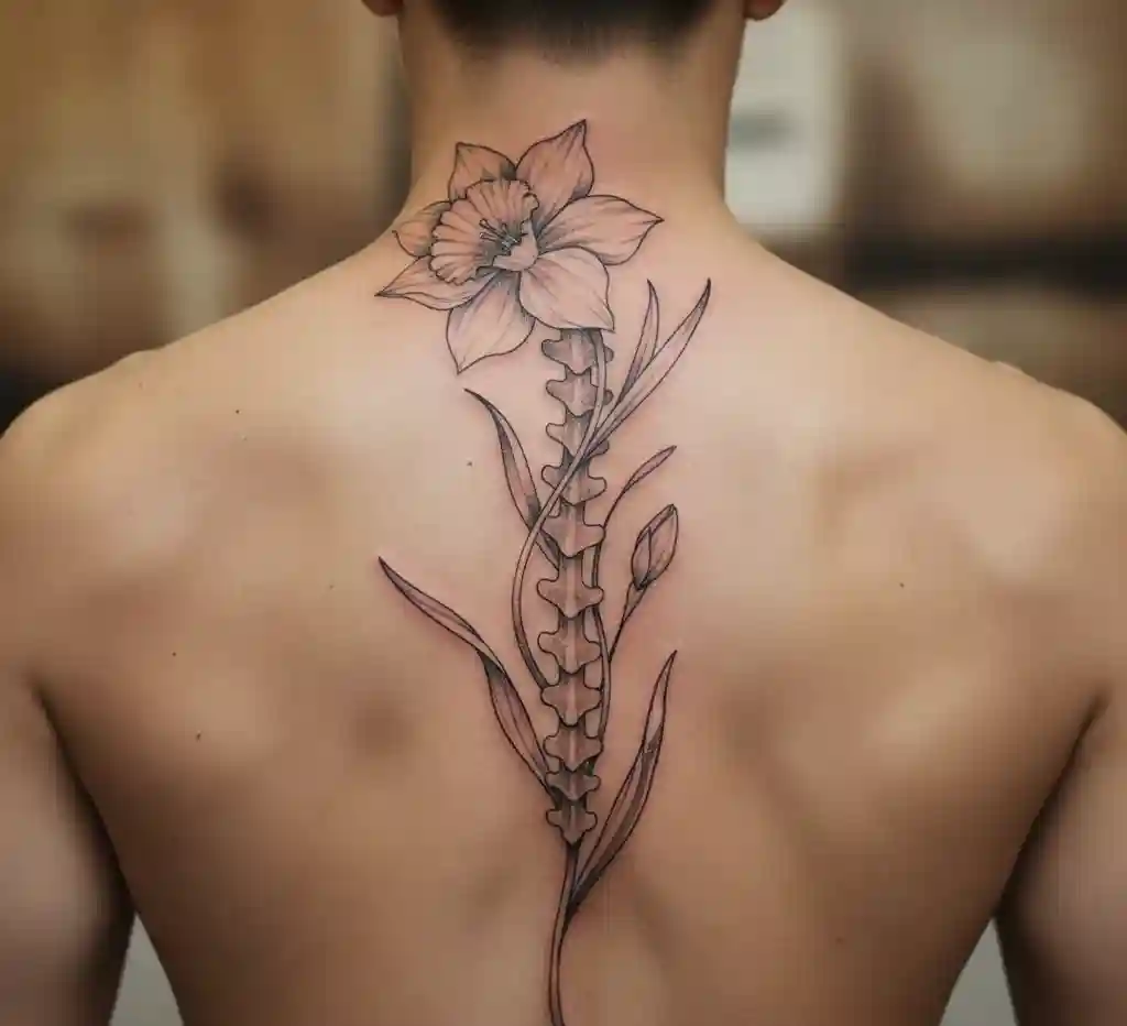 March Flower Tattoo