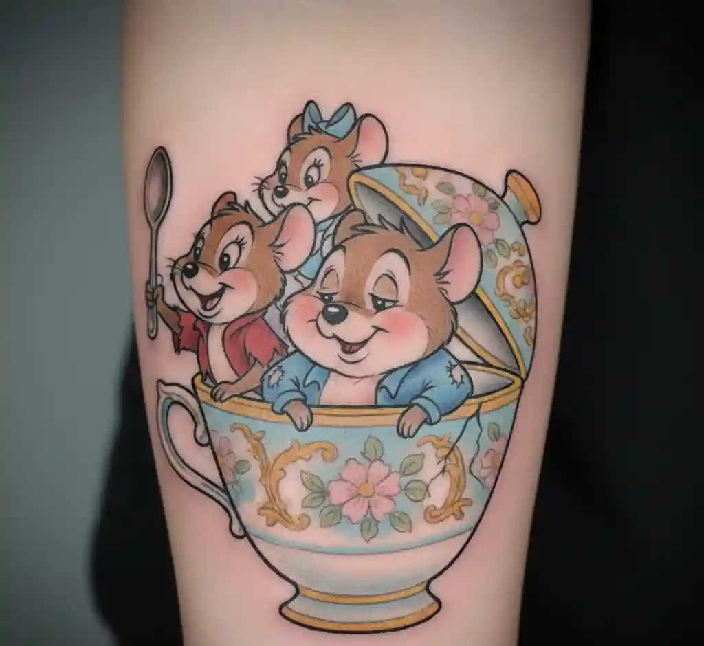 Mouse Companions in a Teacup
