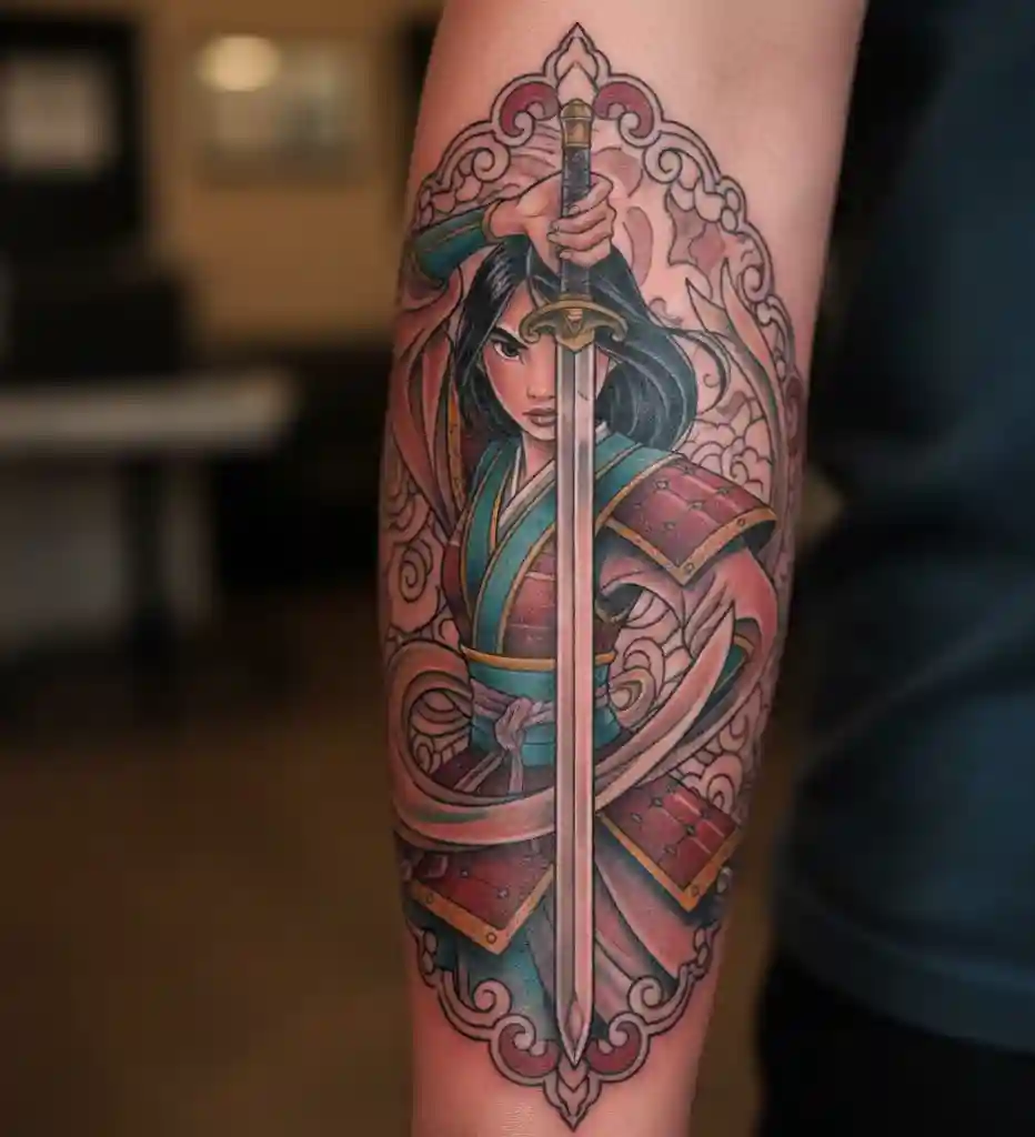 Mulan with Her Sword