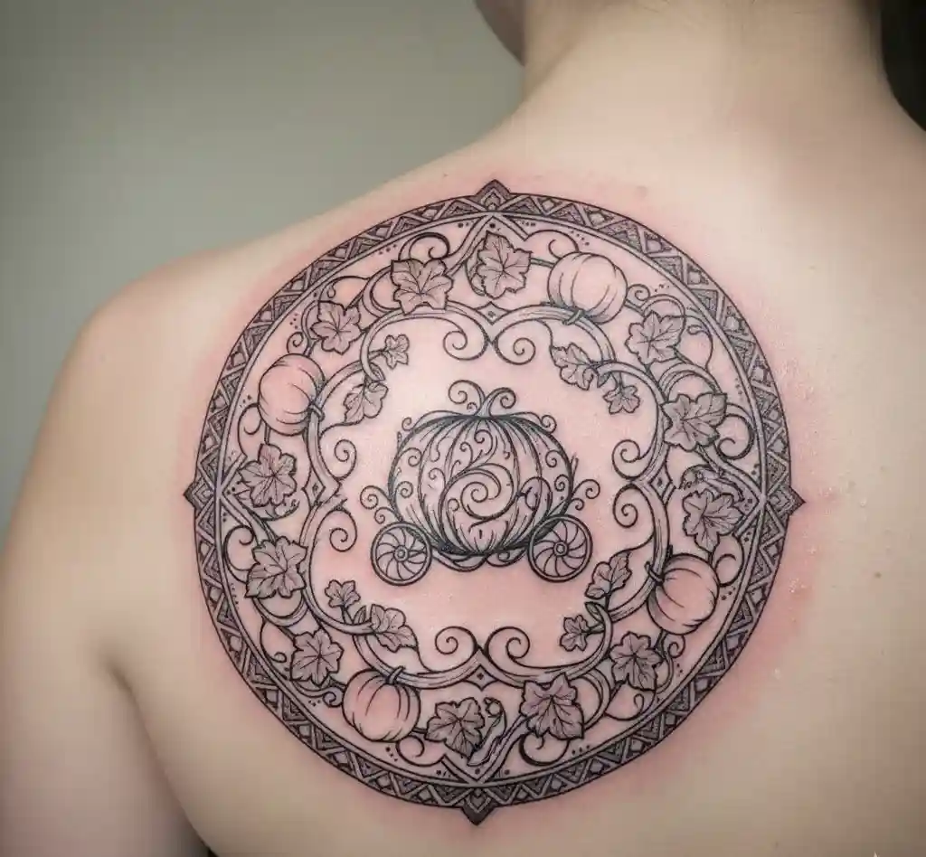 Pumpkin Vine Mandala