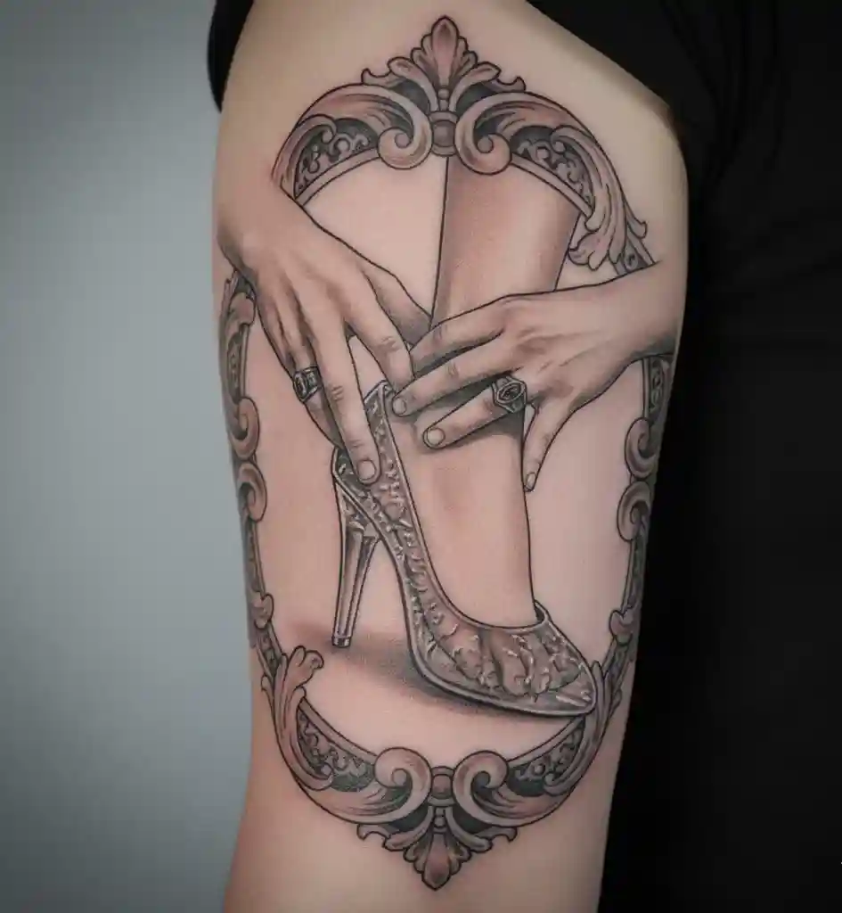 Shoe Fit Scene with Prince’s Hands