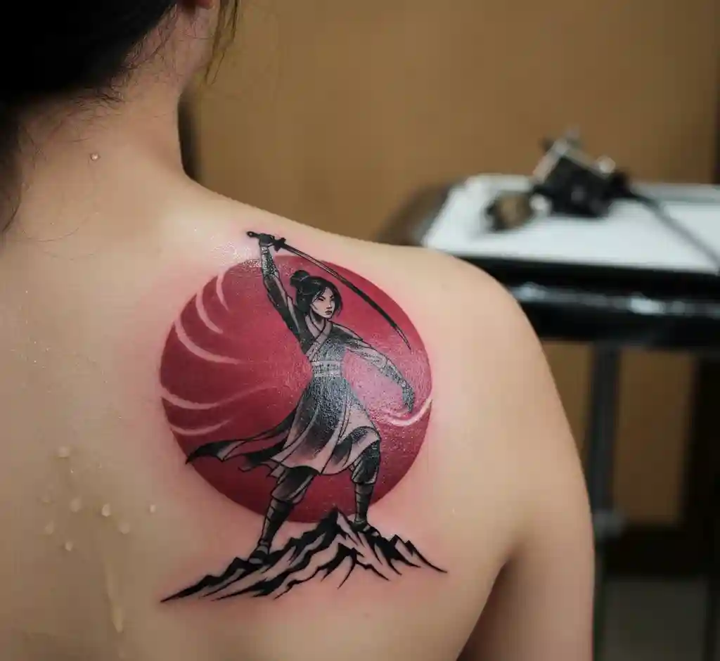 Symbolic Silhouette Mulan