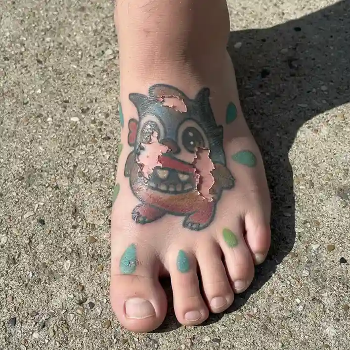 Tattoo Scab Came Off And No Ink Underneath