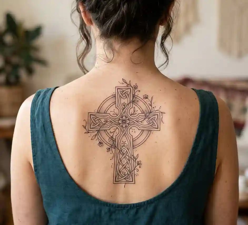 Celtic Cross with Feminine Details