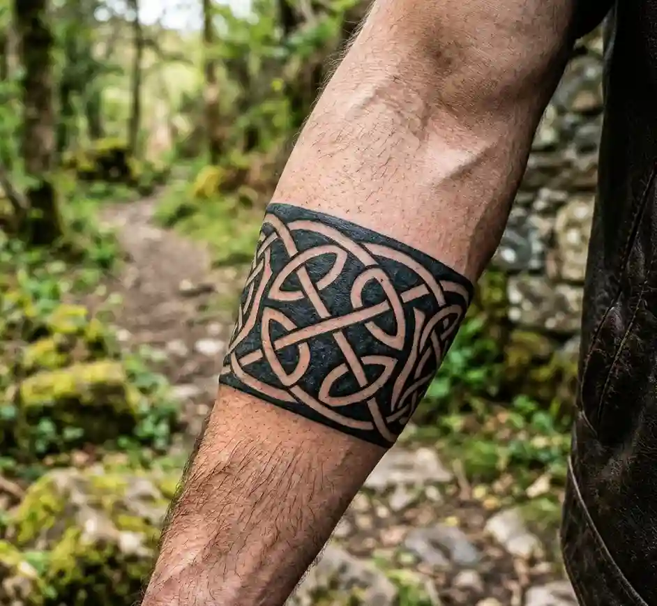 Celtic Knot Sleeve or Forearm Band