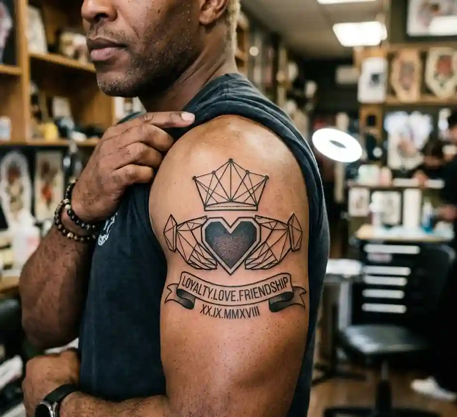 Claddagh Symbol with Modern Edge