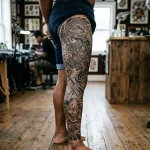Men Leg Tattoos